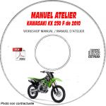 MANUEL D'ATELIER KX 250F 2010