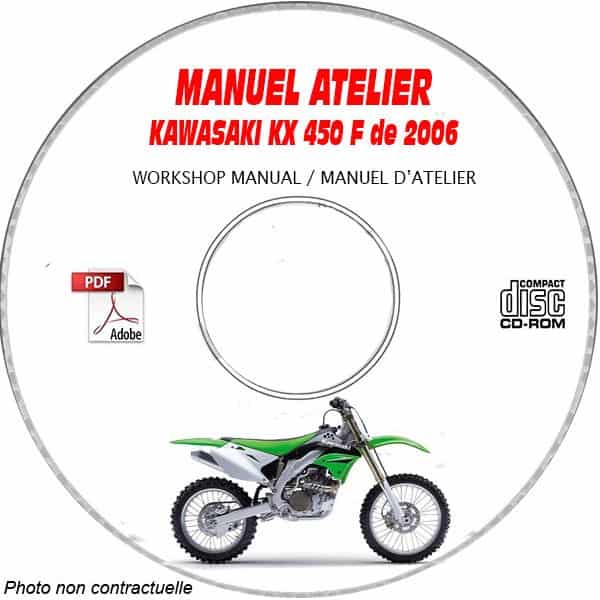 KX 450F 06 Manuel Atelier CDROM KAWASAKI  FR