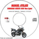 VERSYS 1000 Manuel Atelier CDROM KAWASAKI Anglais