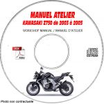 Z750 03-05 Manuel Atelier CDROM KAWASAKI  FR
