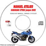 Z750S -05 Manuel Atelier CDROM KAWASAKI  FR