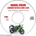 ZX 10R 2008 Manuel Atelier CDROM KAWASAKI Anglais