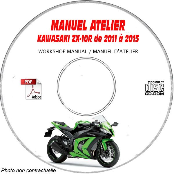 ZX 10R 11-12 Manuel Atelier CDROM KAWASAKI