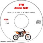 Gamme 08 Catalogue Pièces CDROM  KTM Anglais