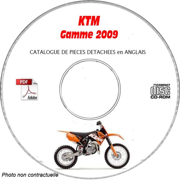 Gamme 09 Catalogue Pièces CDROM  KTM Anglais