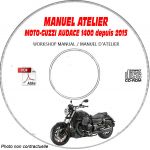 MOTOGUZZI AUDACE 1400  2015 Manuel Atelier CDROM Anglais