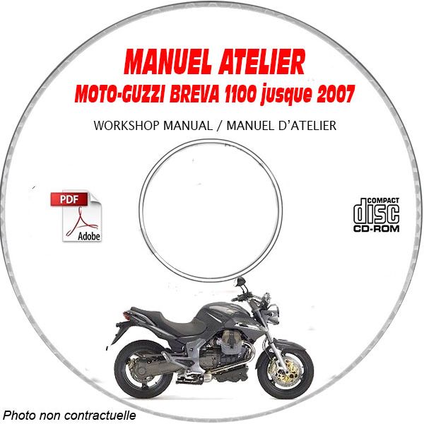 BREVA 1100 07 Manuel Atelier CDROM MOTO-GUZZI