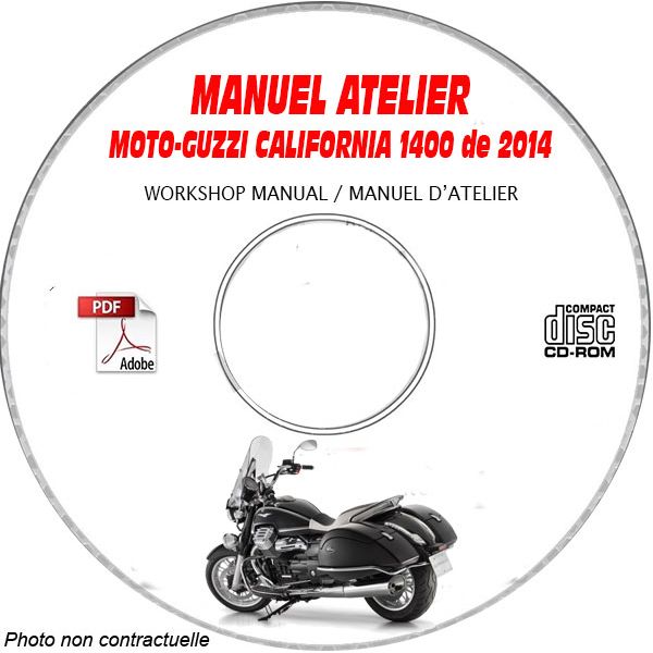 CALIFORNIA 1400 14 Manuel Atelier CDROM MOTO-GUZZI