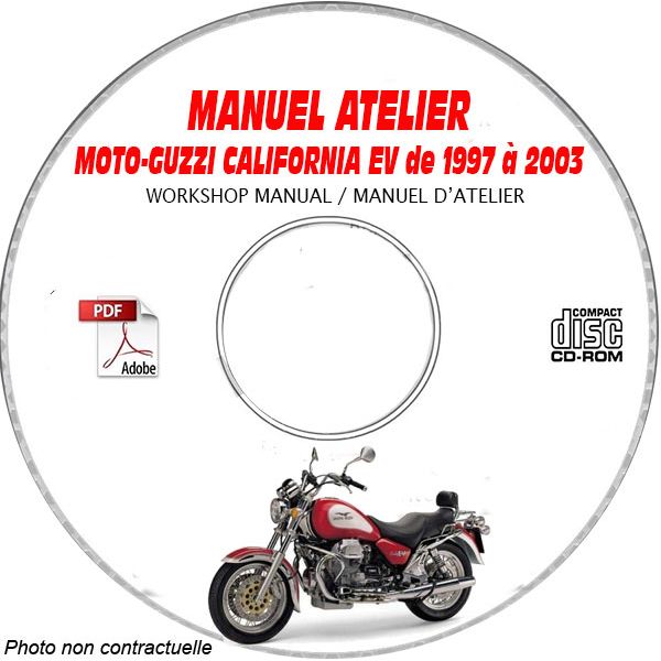 CALIFORNIA EV 97-02 Manuel Atelier CDROM MOTO-GUZZI
