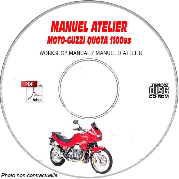 QUOTA 1100 02 Manuel Atelier CDROM MOTO-GUZZI Anglais