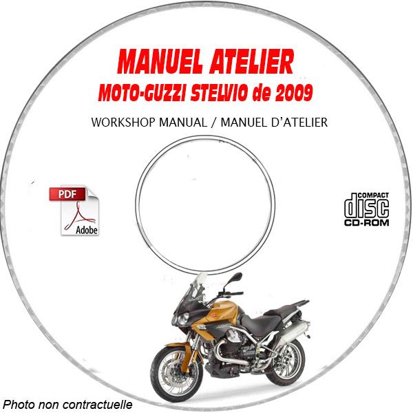 STELVIO 1200 NTX 09 Manuel Atelier CDROM MOTO-GUZZI