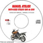 STELVIO 1200 4V 10 Manuel Atelier CDROM MOTO-GUZZI