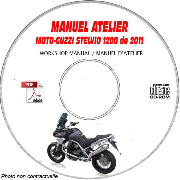 STELVIO 1200 8V NTX 11 Manuel Atelier CDROM MOTO-GUZZI