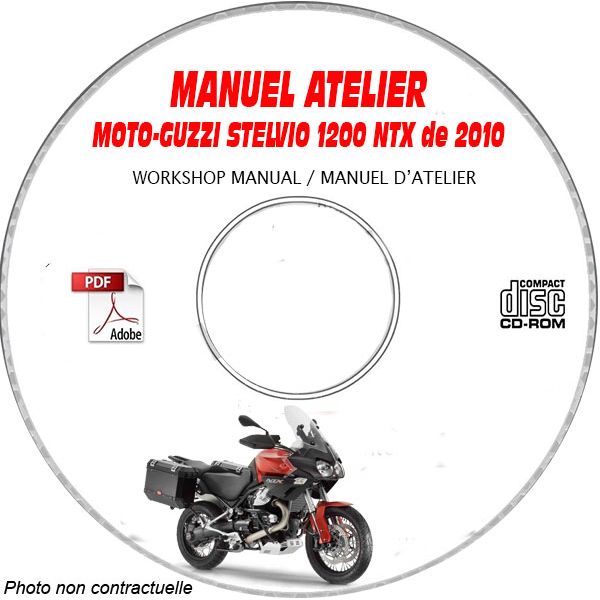 STELVIO 1200 NTX 10 Manuel Atelier CDROM MOTO-GUZZI