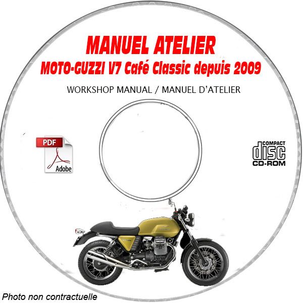 V7 CAFR CLASSIC 2009 Manuel Atelier MOTO-GUZZI CDROM