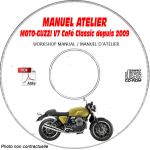 V7 CAFR CLASSIC 2009 Manuel Atelier MOTO-GUZZI CDROM