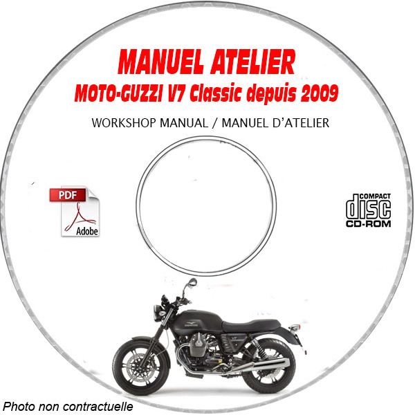 V7 CLASSIC 2009 Manuel Atelier MOTO-GUZZI CDROM