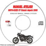V7 CLASSIC 2009 Manuel Atelier MOTO-GUZZI CDROM