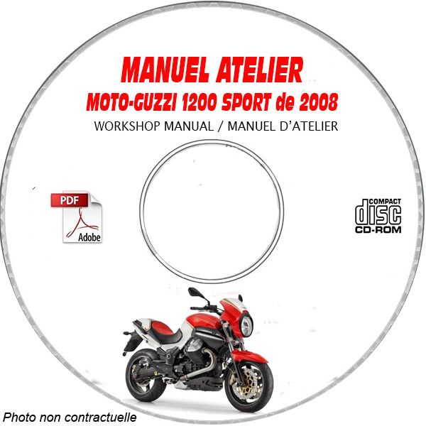 1200 SPORT ABS 08 Manuel Atelier CDROM MOTOGUZZI