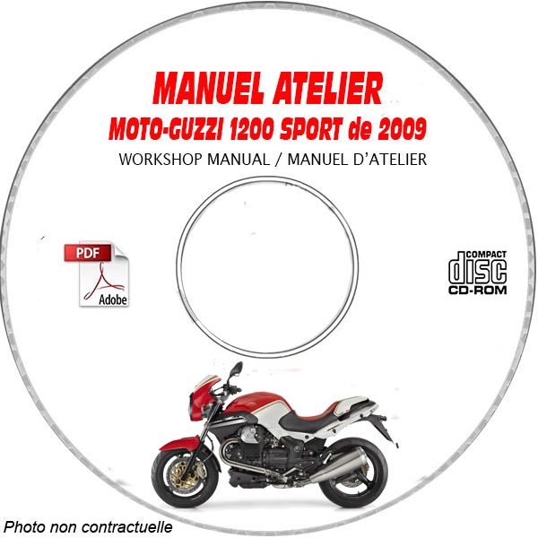 1200 SPORT 4V 09 Manuel Atelier CDROM MOTOGUZZI