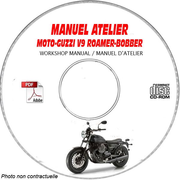 V9 -16 Manuel Atelier CDROM MOTOGUZZI Anglais