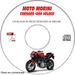 CORSARO 1200 VELOCE -08 Catalogue Pièces CDROM MORINI Anglais