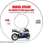 F4 1000 R et S + R et S1+1 + AGO + TAMBURINI + SENNA + 312 2009 Manuel Atelier CDROM MV AGUSTA Anglais