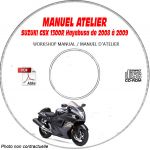 GSX 1300R HAYABUSA 08-09 Manuel Atelier CDROM SUZUKI Anglais