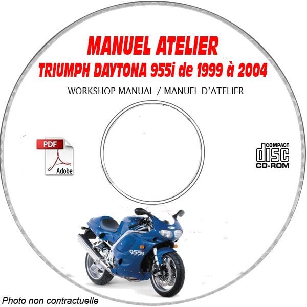 MANUEL D'ATELIER DAYTONA 955i 2002 +