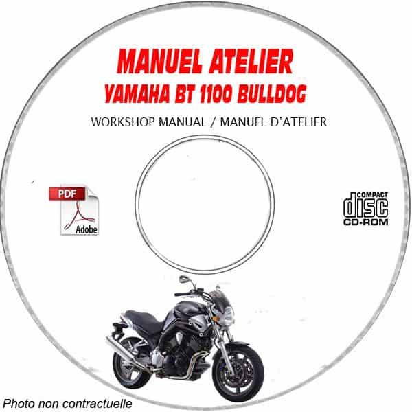 BT1100 BULLDOG -02 Manuel Atelier CDROM YAMAHA Anglais