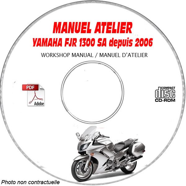 FJR 1300 Semi Auto 2006 Manuel Atelier CDROM YAMAHA