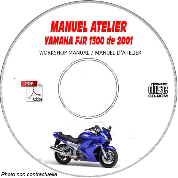 FJR 1300 2001 Manuel Atelier CDROM YAMAHA