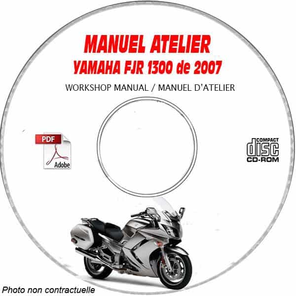 FJR 1300 2007 Manuel Atelier CDROM YAMAHA