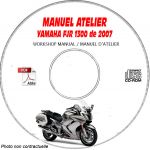 FJR 1300 2007 Manuel Atelier CDROM YAMAHA