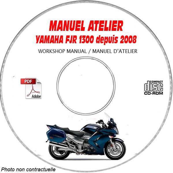 FJR 1300 2008 Manuel Atelier CDROM YAMAHA