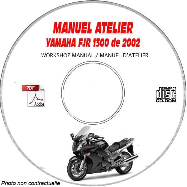 FJR 1300 2002 Manuel Atelier CDROM YAMAHA