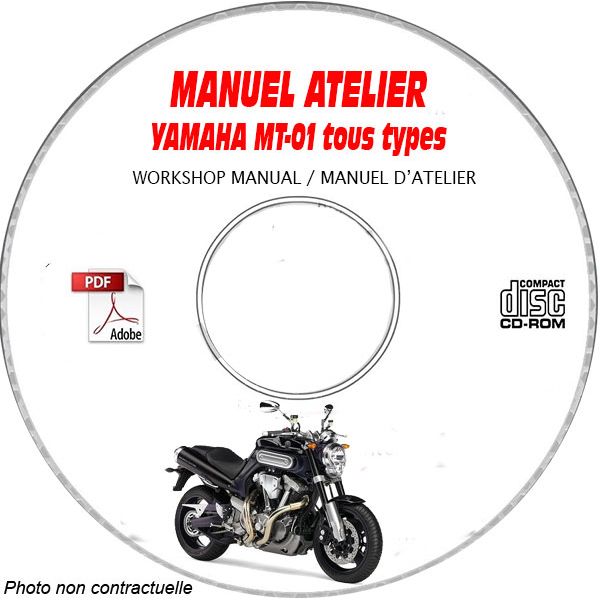 MT-01 2005 Manuel Atelier CDROM YAMAHA Anglais