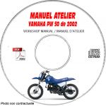 PW 50 2002 Manuel Atelier CDROM YAMAHA