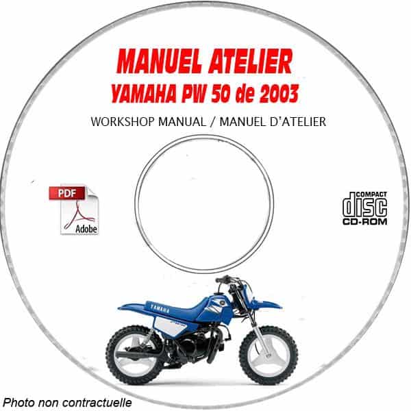 PW 50 2003 Manuel Atelier CDROM YAMAHA