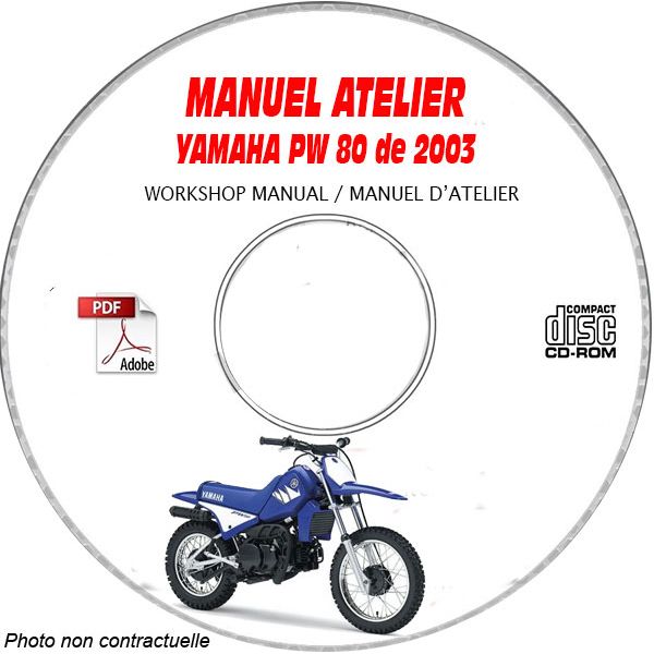 PW 80 2003 Manuel Atelier CDROM YAMAHA