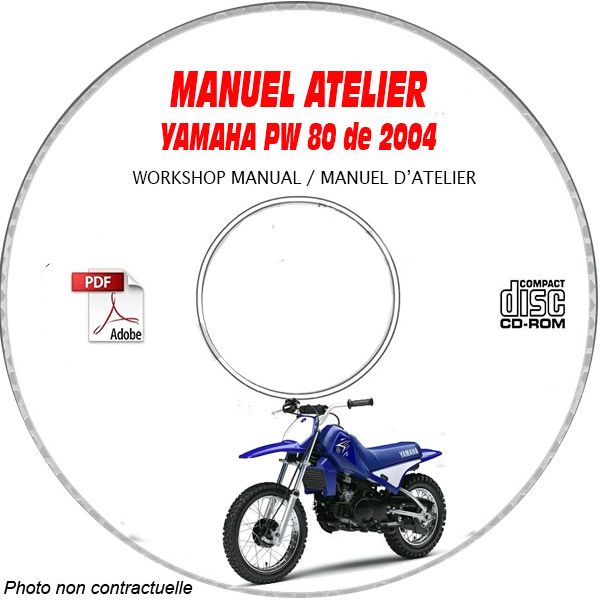 PW 80 2004 Manuel Atelier CDROM YAMAHA