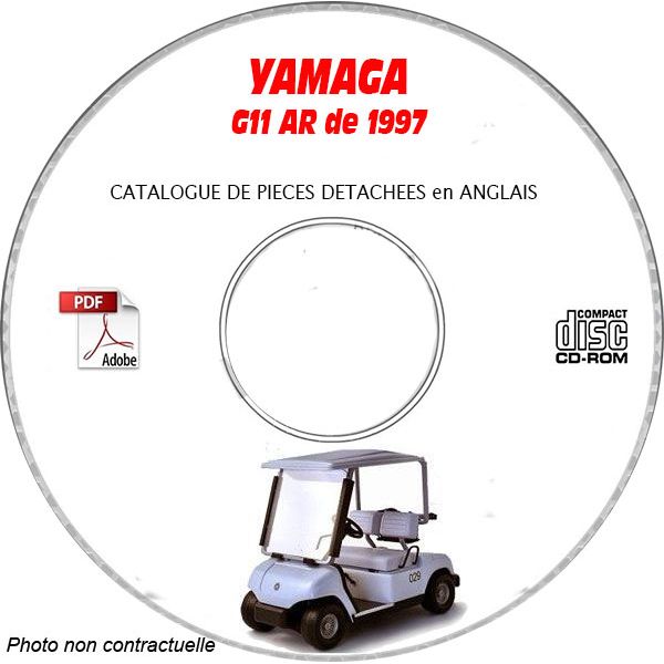 G 11AR 1997 Catalogue Pièces CDROM YAMAHA Anglais