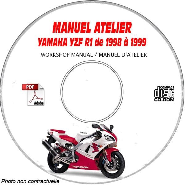 YZF R1 98-99 Manuel Atelier CDROM YAMAHA Anglais