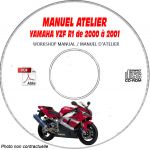 YZF R1 00-01 Manuel Atelier CDROM YAMAHA Anglais