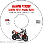 YZF R1 2002 Manuel Atelier CDROM YAMAHA Anglais