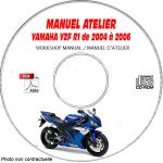 YZF R1 2004 Manuel Atelier CDROM YAMAHA Anglais
