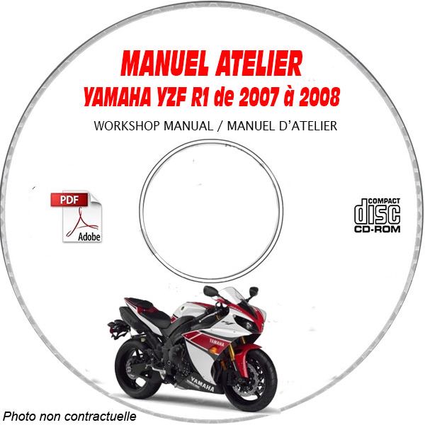 YZF R1 2007 Manuel Atelier CDROM YAMAHA FR