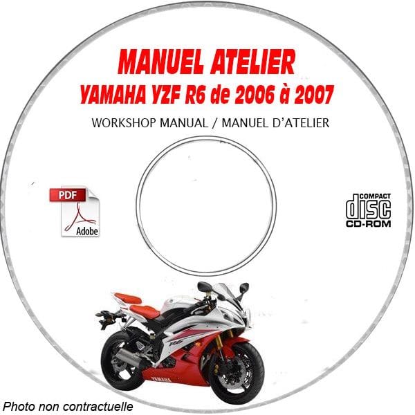 YZF R6 06-07 Manuel Atelier CDROM YAMAHA