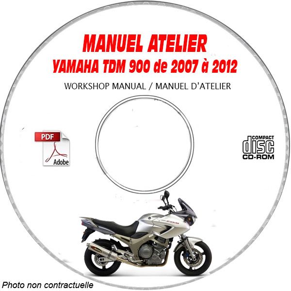 TDM 900 2007 Manuel Atelier CDROM YAMAHA