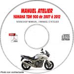 TDM 900 2007 Manuel Atelier CDROM YAMAHA
